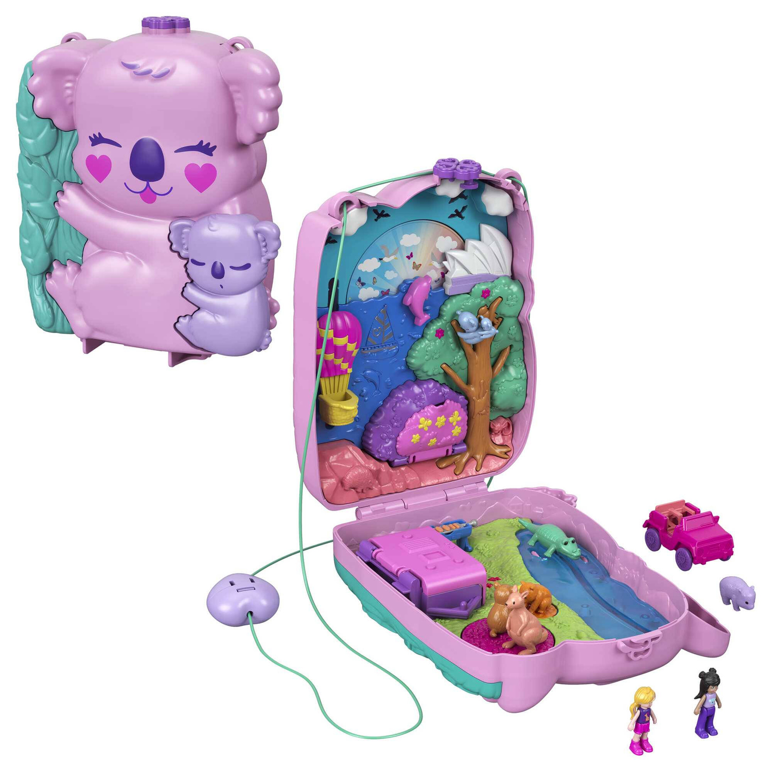 Polly Pocket Kompaktowa torebka koala GXC95 Mattel_3
