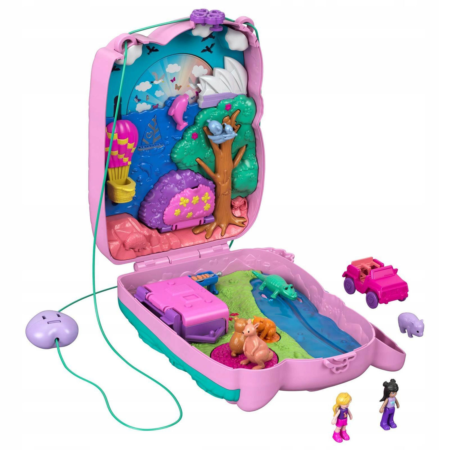 Polly Pocket Kompaktowa torebka koala GXC95 Mattel_5