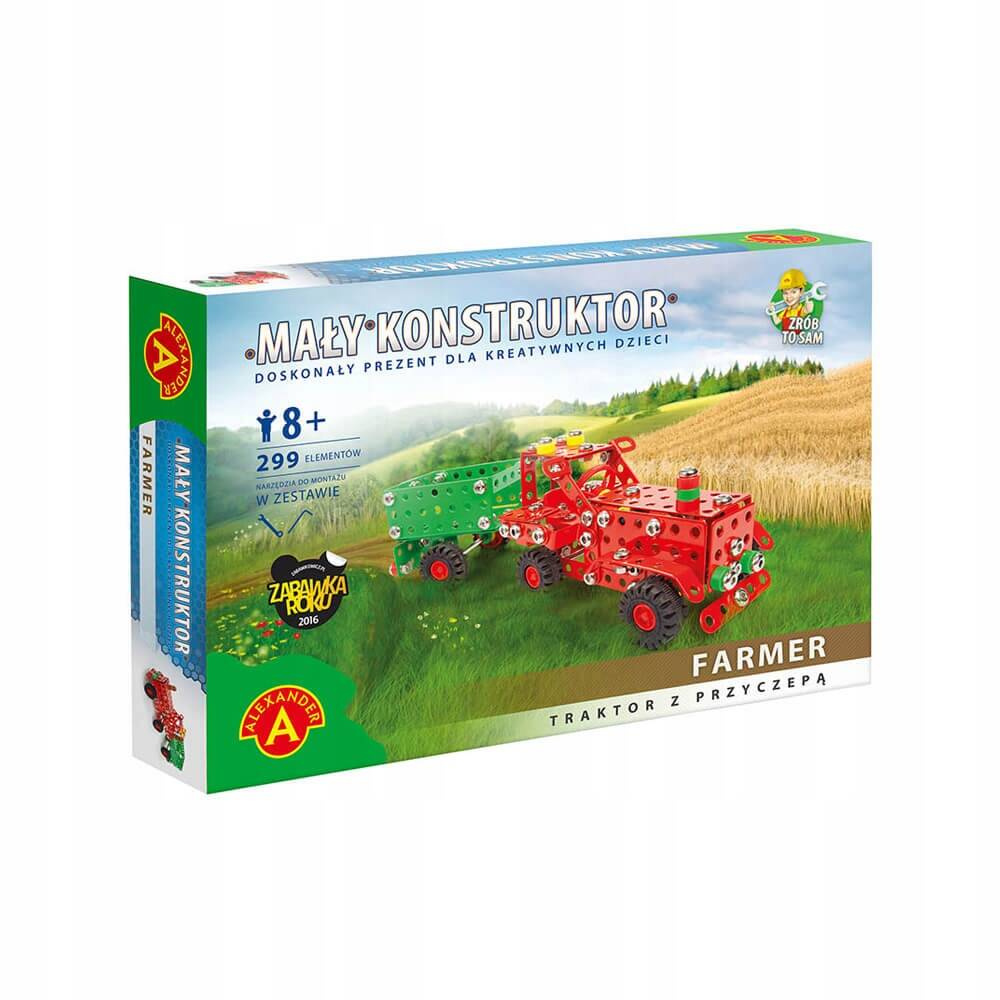 MAŁY KONSTRUKTOR MASZYNY ROLNICZE - FARMER ALEX_1