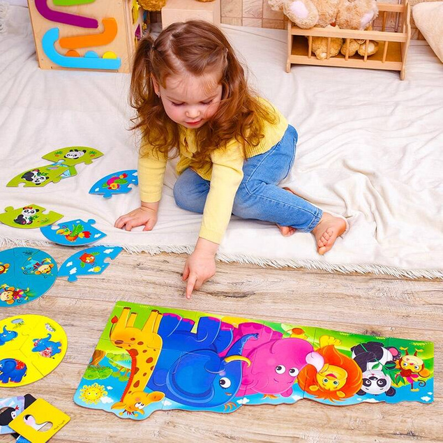 Gra Edukacyjna Dla Maluchów 3w1 Zoo 3+ Roter Kafer_7