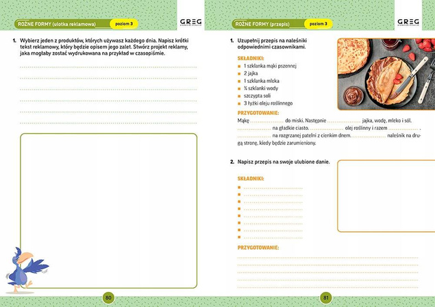 ZESTAW Kart Pracy Do Klas 2-3 Gramatyka Ortografia Jak To Napisać? Greg_2