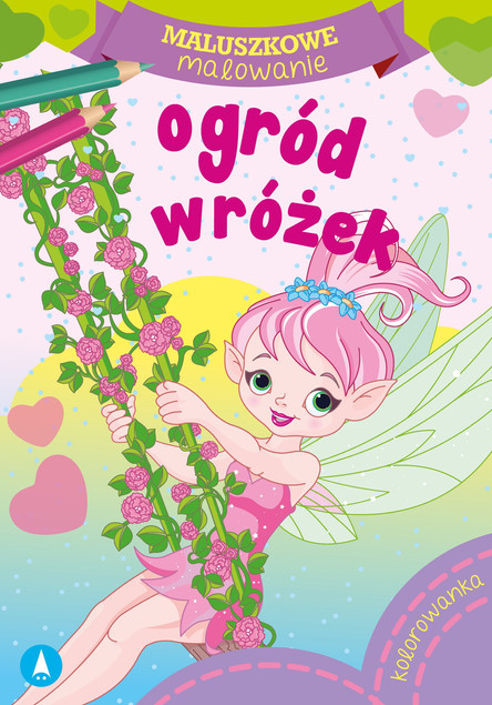 Kolorowanka Maluszkowe Malowanie Ogród Wróżek 2+ Skrzat_1