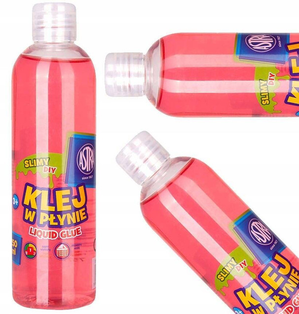 Różowy klej PVA