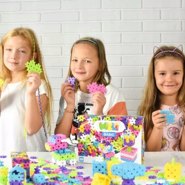 Klocki Meli BASIC GIRLS 150 Elementów Dla Dziewczynki 3+_13