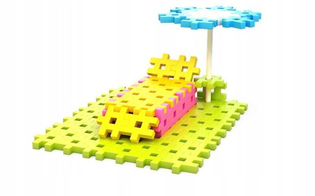Klocki Meli Constructor Pink 400 el Dla Dziewczynki Różowe 3+ 50065_5