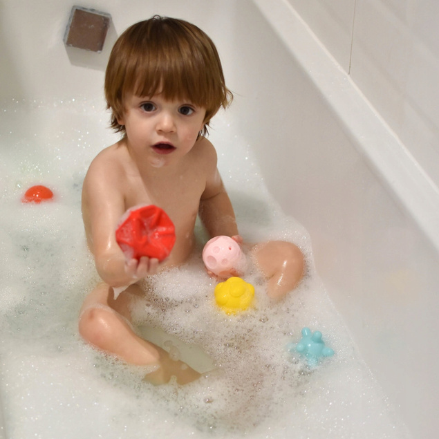 Akuku Piłeczki SENSORYCZNE Sensory Zestaw Piłeczek 6M+ Akuku A0452_8