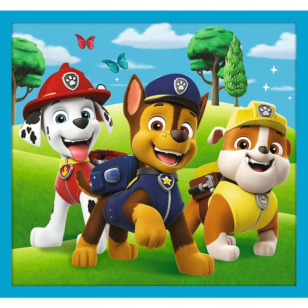 Puzzle Psi Patrol 10 Układanek 329 szt. NIEZAWODNA DRUŻYNA 10w1 Trefl_3