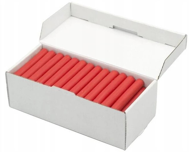 Plastelina Szkolna CZERWONA 1KG Dla Dzieci Plastyka Szkoła w Pudełku Mona_5