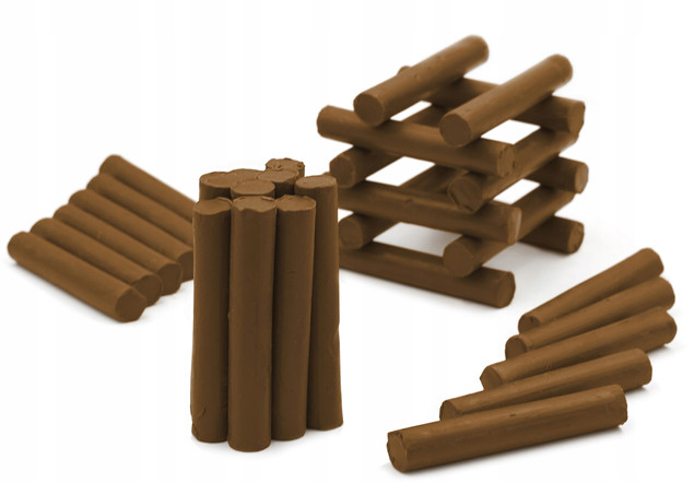 PLASTELINA SZKOLNA MONA 1kg BRĄZOWA_1