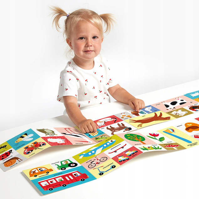 Biblioteczka 100 PIERWSZYCH SŁÓW Książeczki Harmonijki 1+ CzuCzu_3