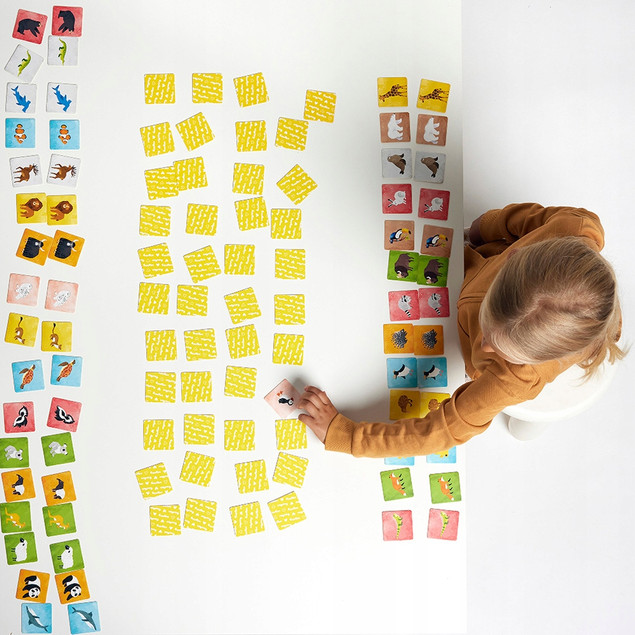 Memory ZWIERZĘTA ŚWIATA Memosy 108el. 3+ CzuCzu_4