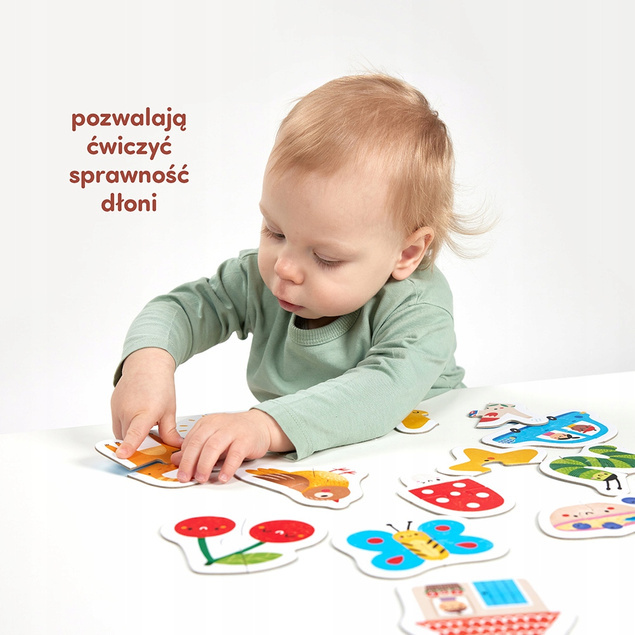Moje Pierwsze Puzzle Do Pary Układanka Logiczne Myślenie 15M+ CzuCzu 32178_5