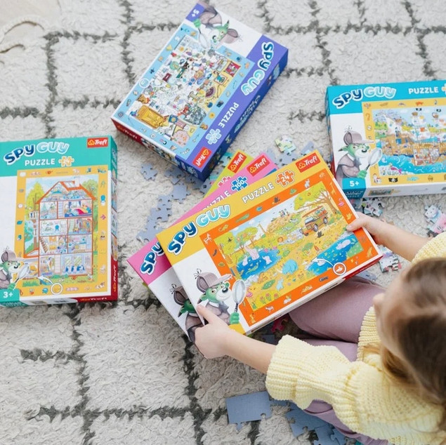Puzzle Obserwacyjne 100 Układanka SPY GUY Detektyw Szukanie 4+ Trefl_3