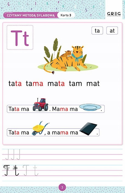 Przykład karty pracy - matematyka