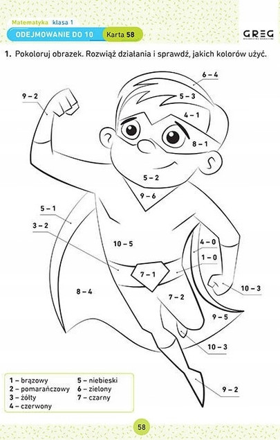 ZESTAW Pierwszaki Karty Pracy Klasa 1 Sylaby Angielski Matematyka 4w1 Greg_7