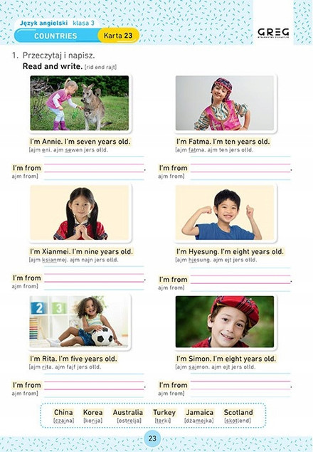 ZESTAW Kart Pracy Do Klasy 3 Język Angielski Polski Matematyka Greg_5