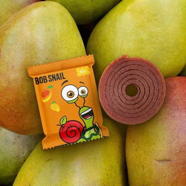 Przekąska Owocowa Mango Bez Cukrów 100g BOB SNAIL_3