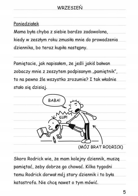 Pakiet DZIENNIK CWANIACZKA T. 1-3 Rodrick Jeff Kinney 6+ Nasza Księgarnia_5