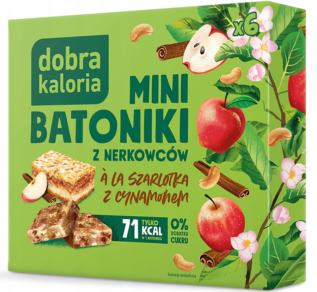 36x DOBRA KALORIA Zestaw Mini Batoników Bez Cukru Zdrowe Batony Mix Smaku_4