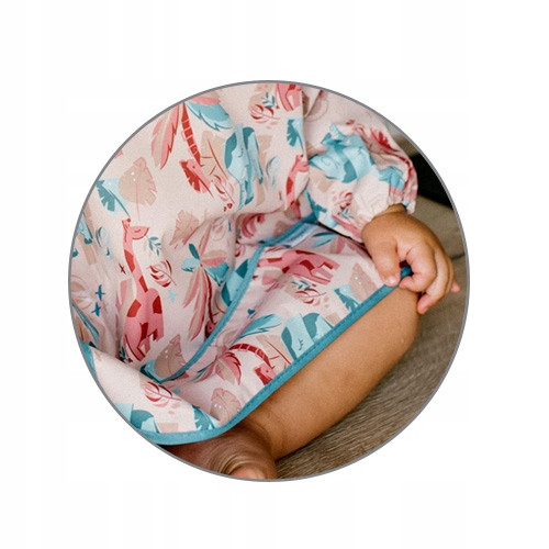 BABYONO Śliniak z Długim Rękawem Fartuszek JUNGLE 1477/02_3