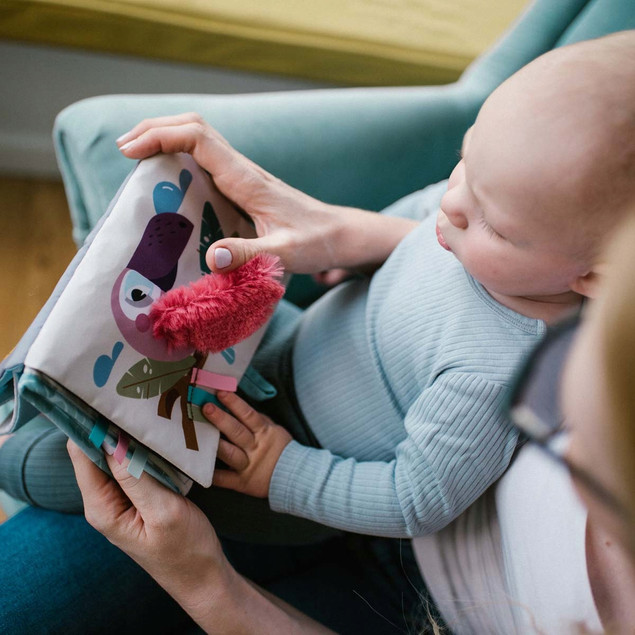 BABYONO Książeczka Sensoryczna SAFARI Dla Niemowląt 0+ 1564_10