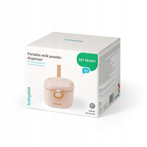 BABYONO PRZENOŚNY POJEMNIK NA MLEKO W PROSZKU LUB PRZEKĄSKI 240ml 1544/02_8