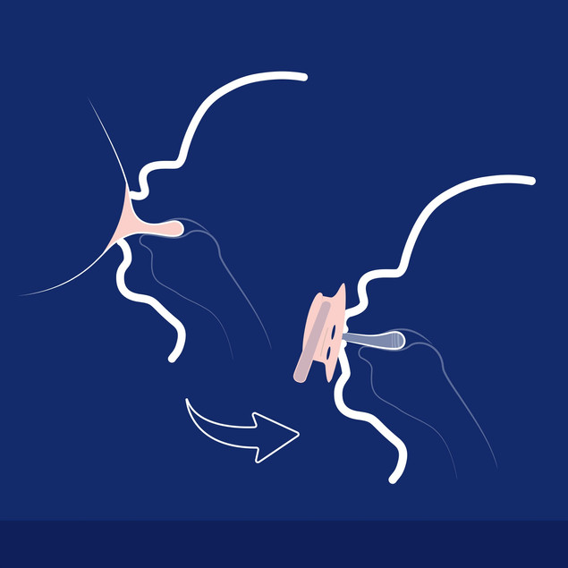 Smoczek Silikonowy Dynamiczny LOVI 3-6m 2 szt. Tie Dye NIEBIESKI_6