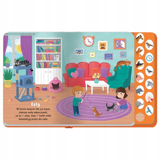 Słucham i Poznaję 3w1 Zwierzęta Na Wsi Zoo Książeczka z Dźwiękami Aksjomat_3