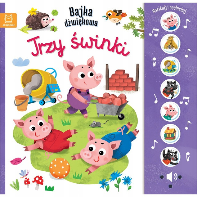 Pakiet Bajka Dźwiękowa Czerwony Kapturek Trzy Świnki Naciśnij i Posłuchaj_4