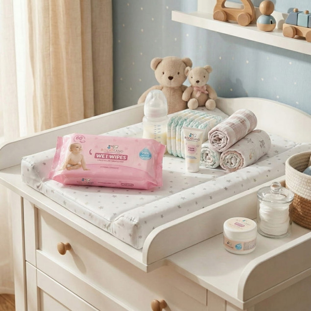 BOCIOLAND Delikatne Chusteczki Nawilżane Dla Dzieci 99% Wody 60szt. x12_6