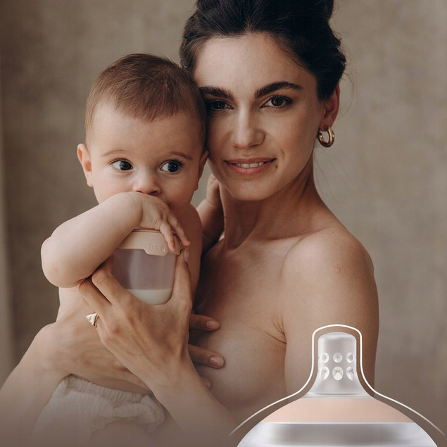 Butelka Do Karmienia LOVI Mammafeel 330ml Ze Smoczkiem Dynamicznym 6M+_4