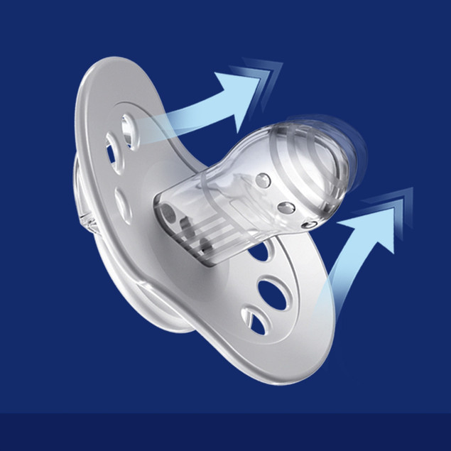 Smoczek Silikonowy Dynamiczny LOVI 0-6m 2 szt. MIŚ Teddy Love Świecący_8