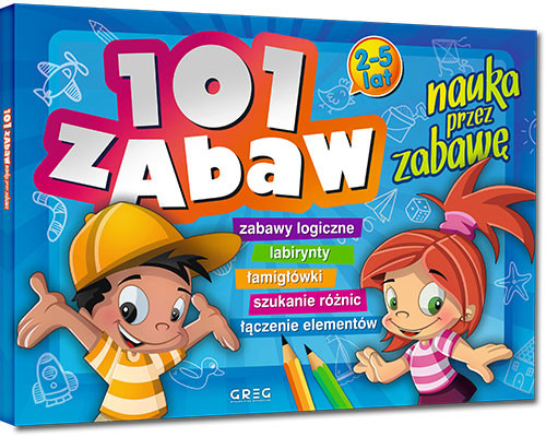 Pakiet 2w1 100 ZABAW + 101 ZABAW Nauka Przez Zabawę 2-5+ Greg_2