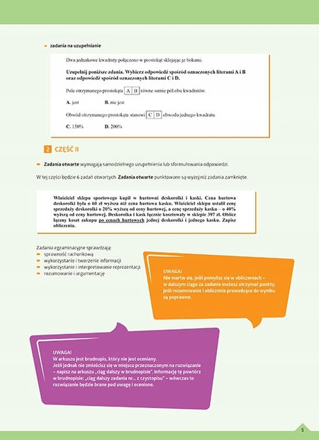 Egzamin Ósmoklasisty KOMPLET Repetytorium Arkusze MATEMAYKA Greg_5