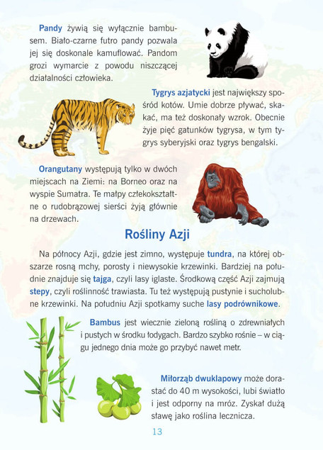 Atlas ŚWIATA i POLSKI Dla Dzieci Ilustracje Zdjęcia 6+ SBM_3