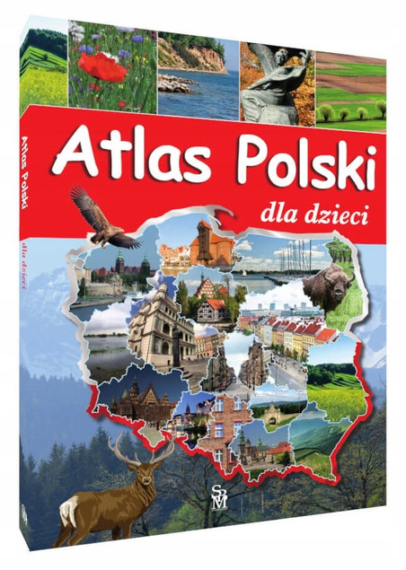 Atlas ŚWIATA i POLSKI Dla Dzieci Ilustracje Zdjęcia 6+ SBM_4