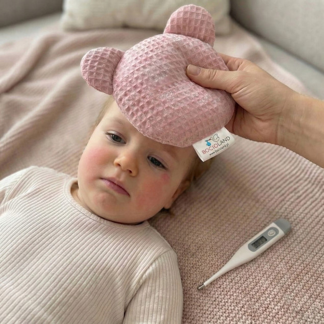 BOCIOLAND Termofor z PESTEK WIŚNI Medyczny Antyalergiczny Na Ból RÓŻ 180g_11