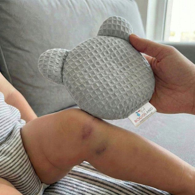 BOCIOLAND Termofor z PESTEK WIŚNI Medyczny Antyalergiczny Na Ból SZARY 180g_13