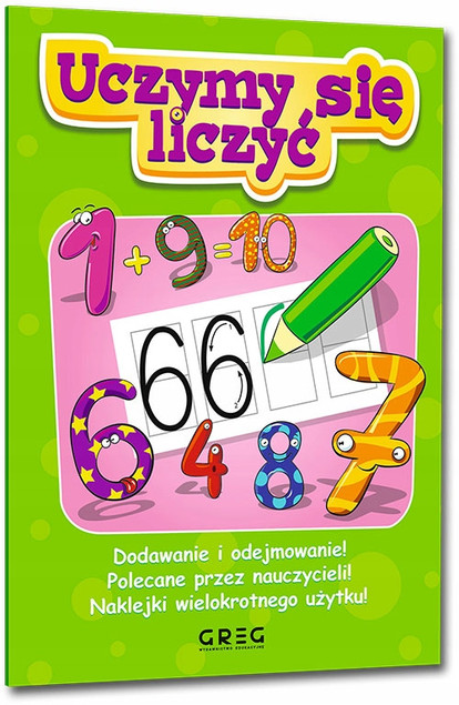 Książeczki Edukacyjne Do Nauki Pisania Liczenia Łamigłówki Dla Dzieci GREG_10