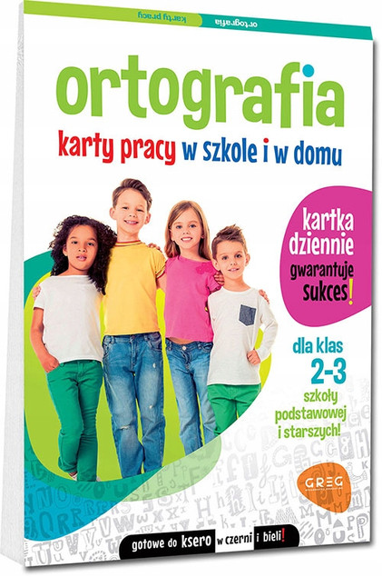 Ortografia i Gramatyka Dyktanda 2025 Karty Pracy Ćwiczenia Klasa 2-3 GREG_2