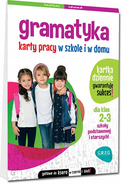 Ortografia i Gramatyka Dyktanda 2025 Karty Pracy Ćwiczenia Klasa 2-3 GREG_4