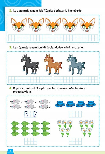 Kolorowe grafiki w książce