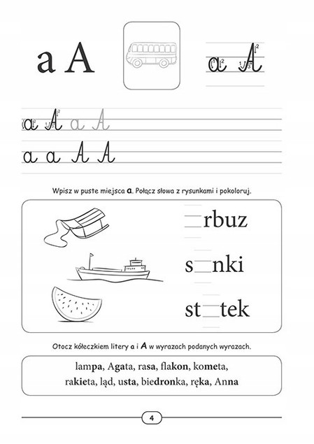 Pakiet 7 Książeczek Edukacyjnych Dla Dzieci Pisanie Liczenie Czytanie GREG_9