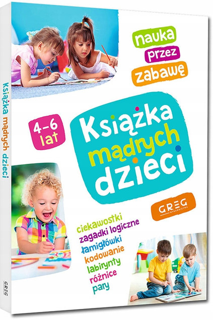 Zestaw 3 Książek Edukacyjnych Dla Dzieci 4 6 Lat Labirynty Łamigłówki GREG_6