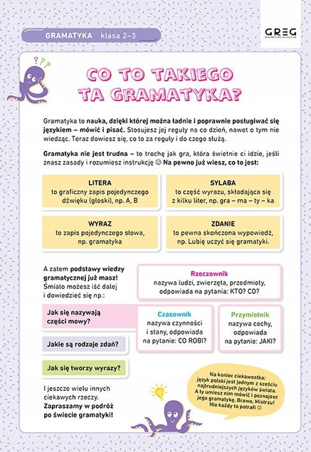 Ortografia i Gramatyka 2025 Karty Pracy Marta Kurdziel Ćwiczenia Klasa 2-3_3