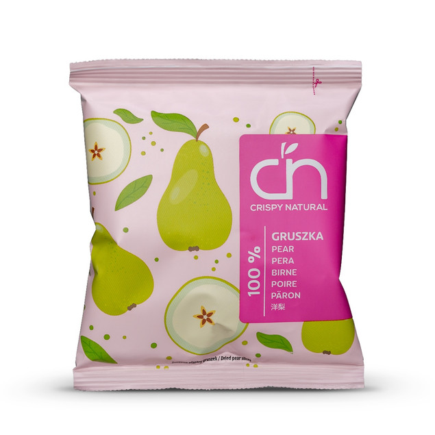 Gruszka Naturalne suszone chipsy CRISPY NATURAL x2 opakowanie