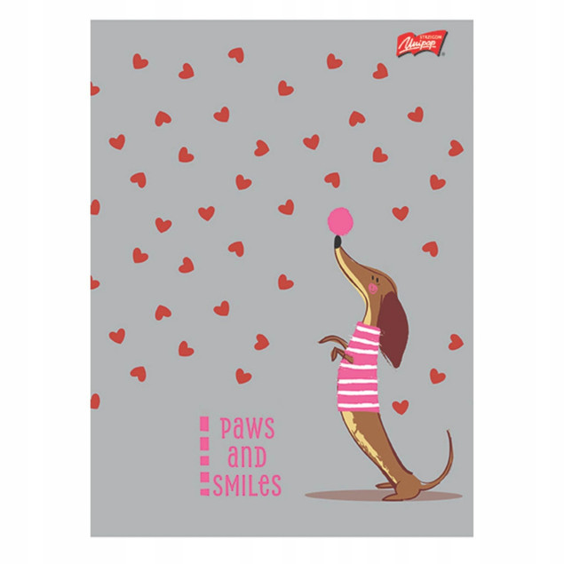 Zeszyt A5 32k kratka Lovely Dachshund Unipap_2