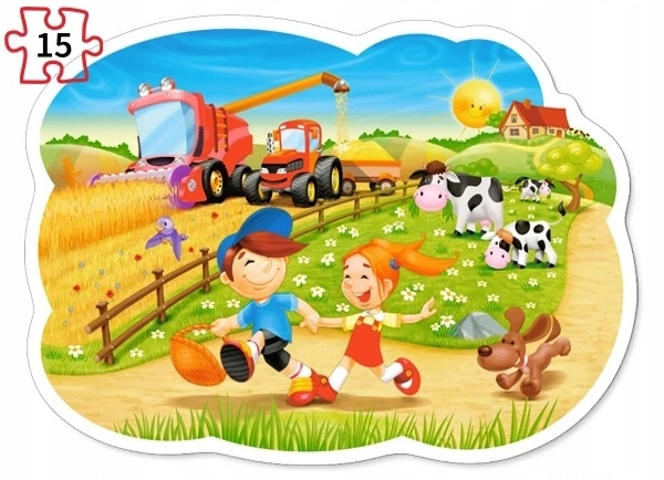 PUZZLE 4w1 CZTERY PORY ROKU WIOSNA LATO JESIEŃ ZIMA POGODA CASTORLAND_3
