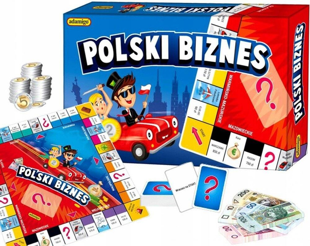 Polski Biznes Gra Planszowa Dla Dzieci Rodzinna 8+ Kukuryku OUTLET_6