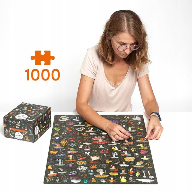 Puzzle 1000 Układanka PuzzLove GRZYBY Jadalne i Trujące Las 9+ CzuCzu_4